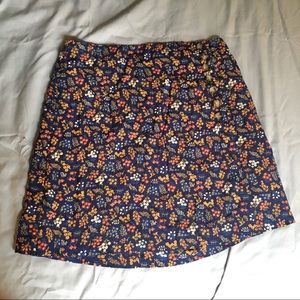 Madewell floral skirt